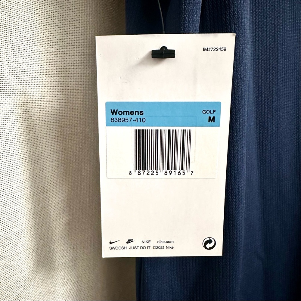 Gulfstream branded Nike Dri-Fit Polo Shirt in Navy Blue, Women’s Size M - Picture 6 of 6